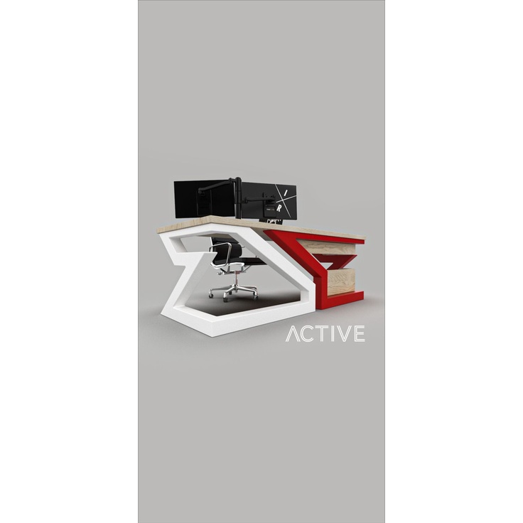 Custom Industrial Office/Desk Table Tengas 4 Shopee Malaysia