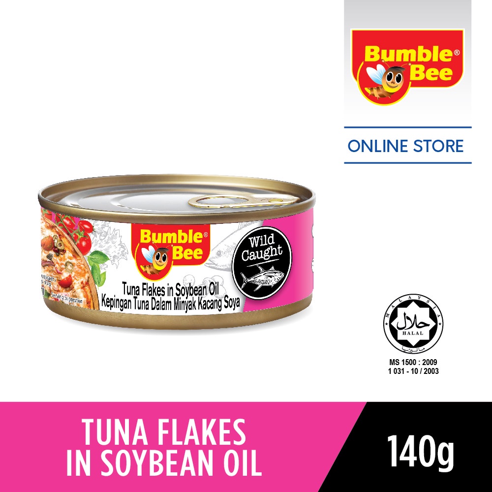 Bumble Bee Tuna Flakes In Soybean Oil 140g Shopee Malaysia 1235