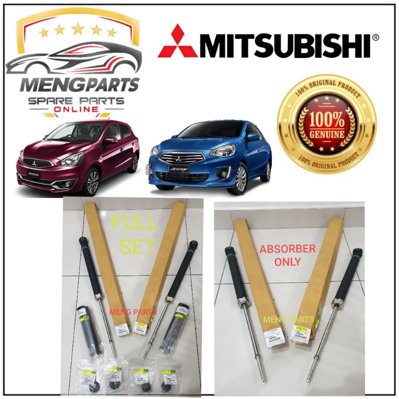 ORIGINAL MITSUBISHI ATTRAGE A13A & MIRAGE A03A REAR ABSOBER ,ABSORBER ...