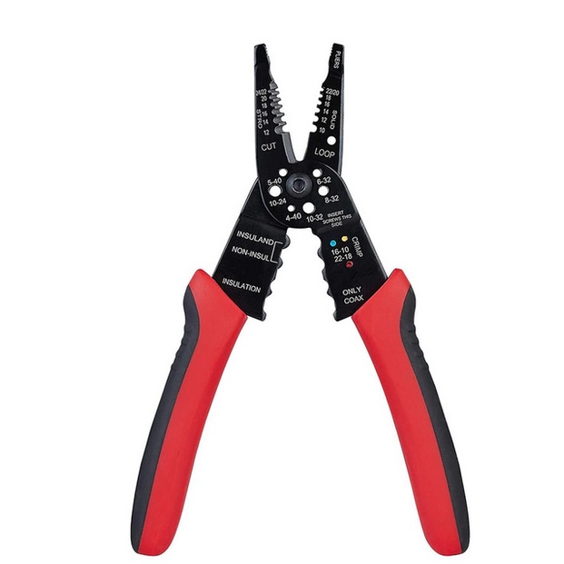 MKR SJ-0626 Professional 8inch Wire Stripper wire crimping tool, Wire ...