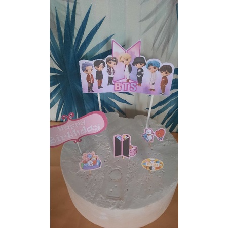 tiny tan theme cake topper | Shopee Malaysia