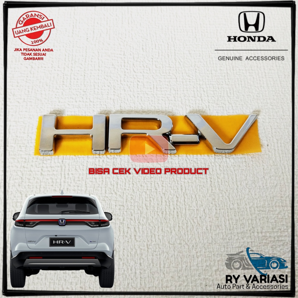 Hr-v Emblem original Honda HR-V Latest model Logo Brand Writing HRV ...