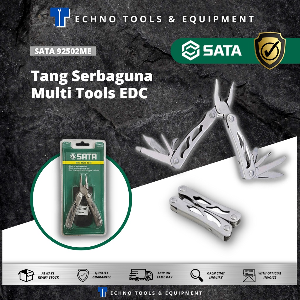 SATA 92502ME Tang Serbaguna Multi Tools EDC - New & Original | Shopee ...