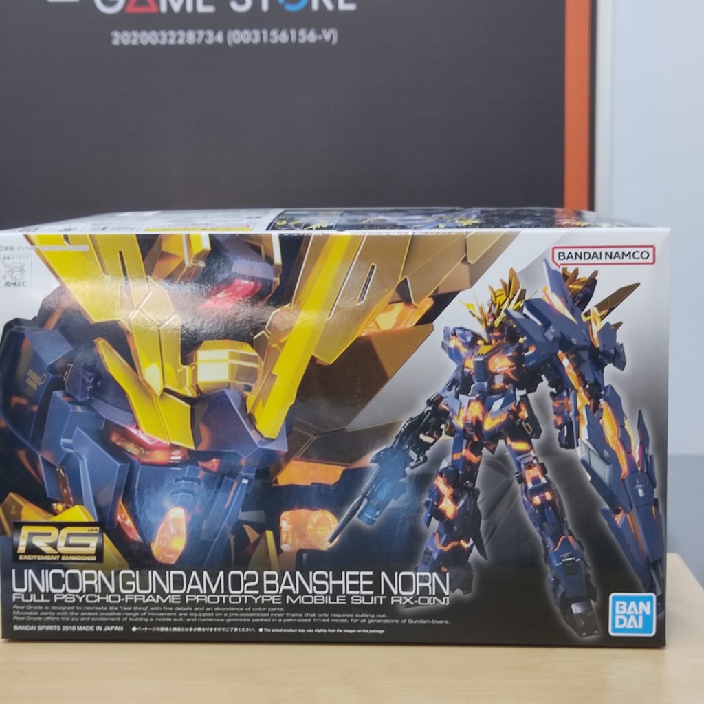 [Ready Stock] Bandai RG 1/144 Unicorn Gundam 02 Banshee Norn | Shopee ...