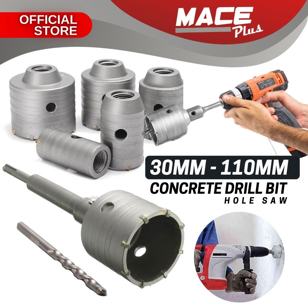 Package 30mm-110MM Concrete Drill Bit Wall Hole Saw Core Cutter or HSS ...