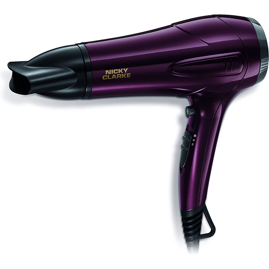 Nicky Clarke Dry Style Hair Dryer Straightener Gift Set Purple Shopee Malaysia