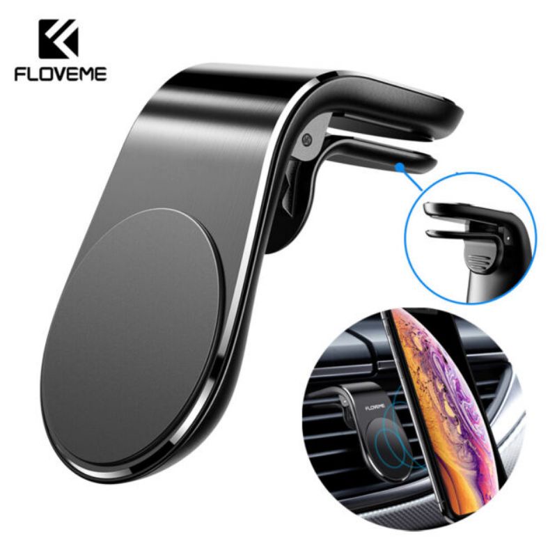 FLOVEME CAR PHONE HOLDER FOR PHONE IN CAR L SHAPE AIR VENT