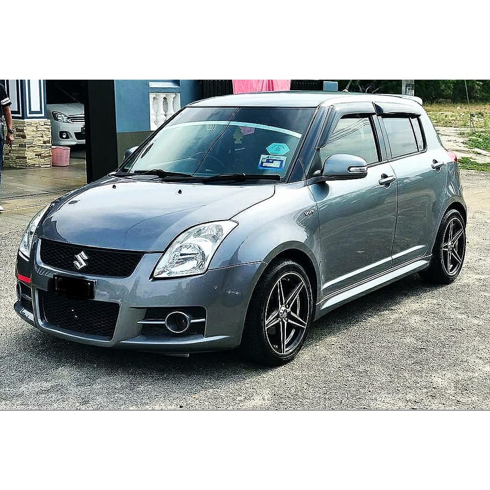 suzuki swift front bumper depan pp with grille fit untuk 1.5 swift
