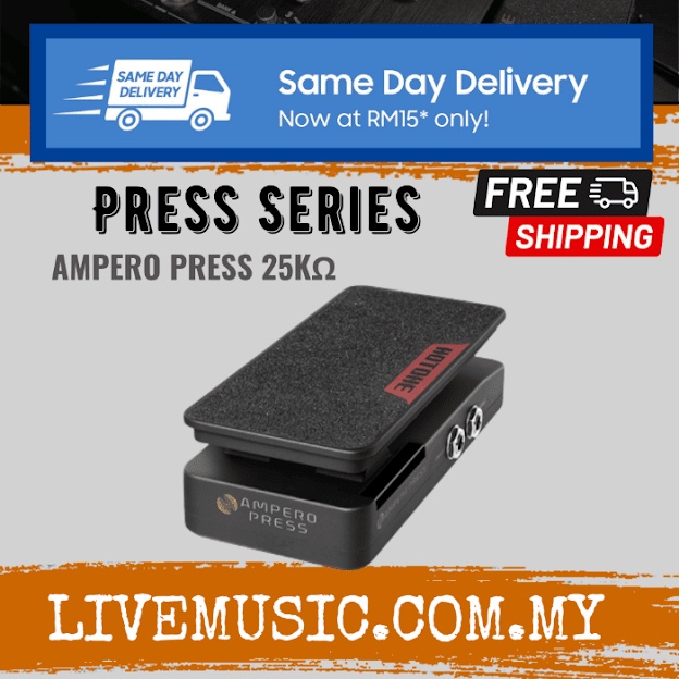 Hotone Ampero Press 25k Edition - Passive Volume/Expression Pedal