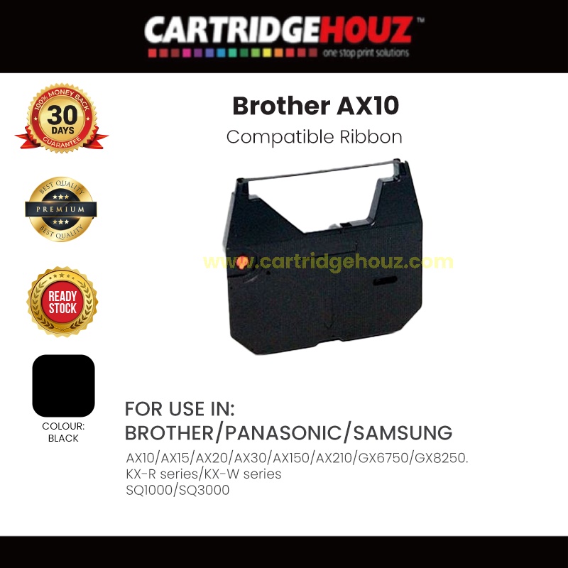 BROTHER AX10 AX 10 AX10 COMPATIBLE TYPEWRITER RIBBON For Bother GX6750