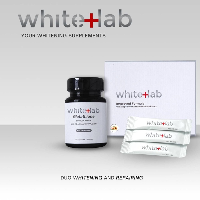 whitelab capsul sahcet whitening by Sara anna Shopee Malaysia