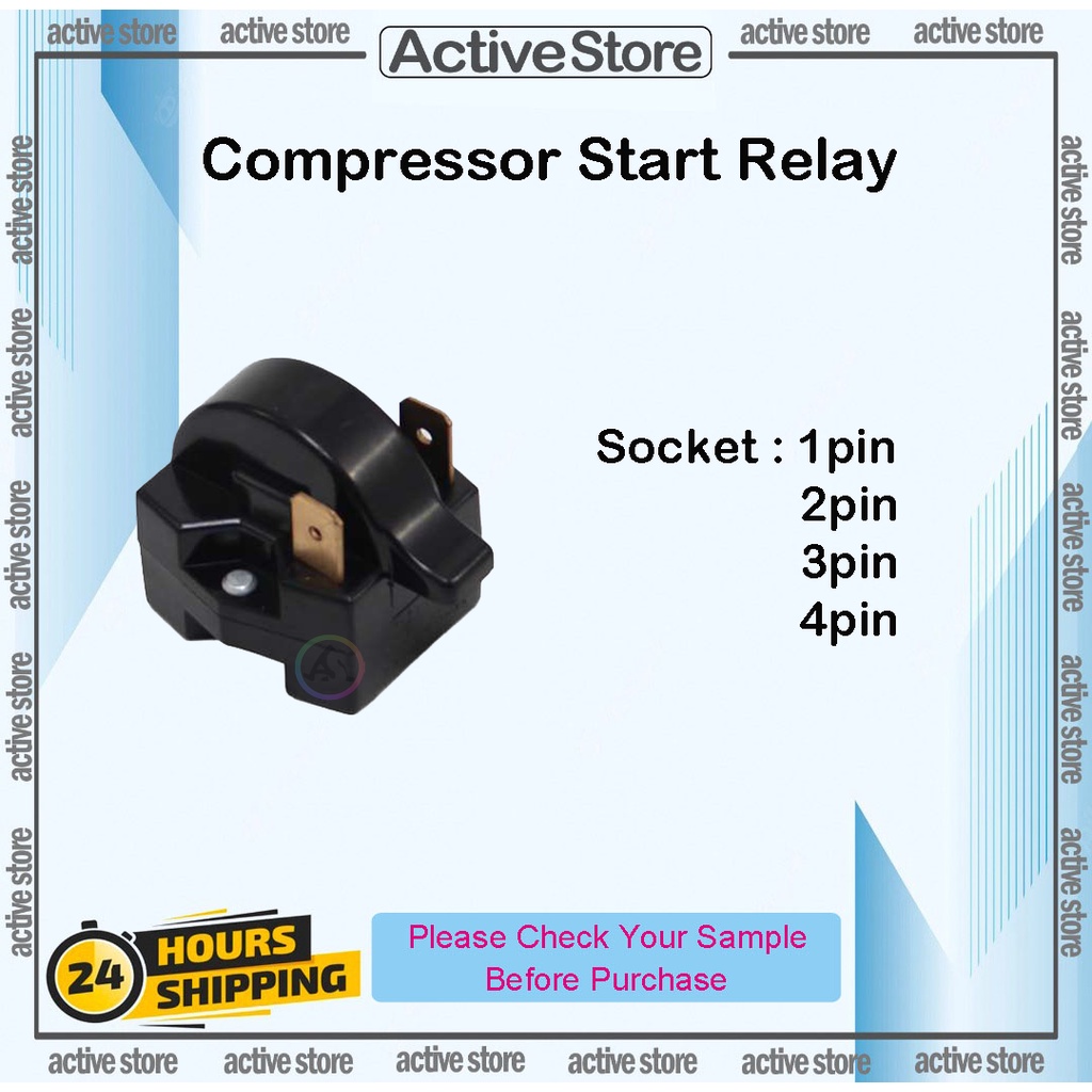 Compressor Start Relay 1Pin 2Pin 3Pin 4Pin | Shopee Malaysia