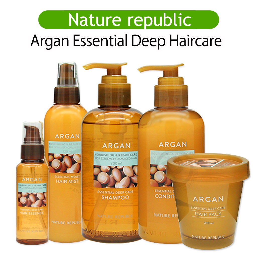 NATURE REPUBLIC ARGAN ESSENTIAL DEEP CARE SHAMPOO