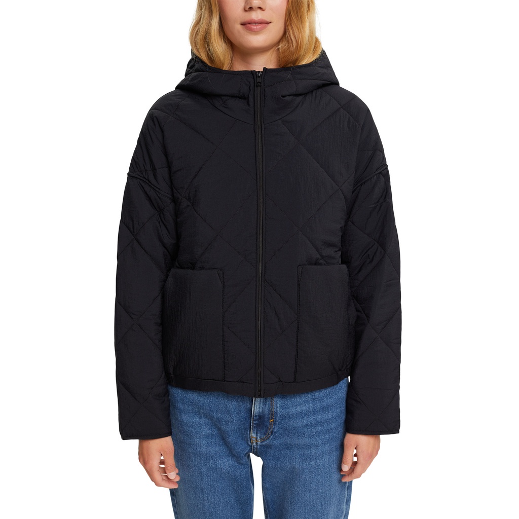 Esprit Quilted Jacket Black