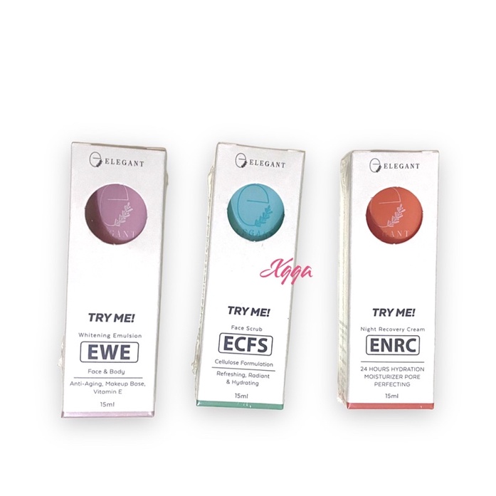 ELEGANT TRIAL PACK (15ml) -NEW SERIES ORIGINAL ENRC & EWE & ECFS ...
