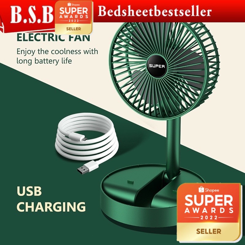 B.S.B2022NEW Adjustable Mini Fan Kipas Small Cooling Handy Desk Home