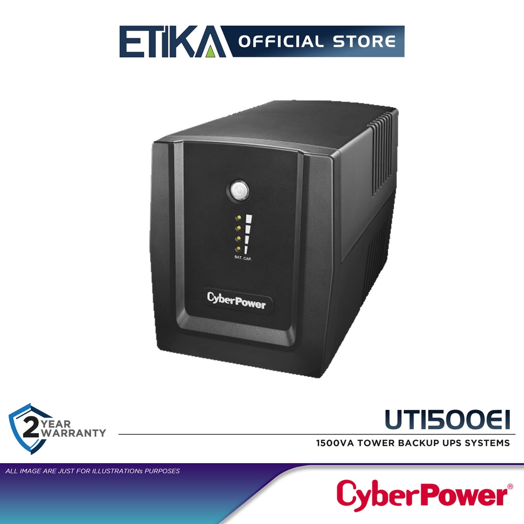 CyberPower UT1500EIUK 1500VA Tower BackUp UPS Systems with Surge