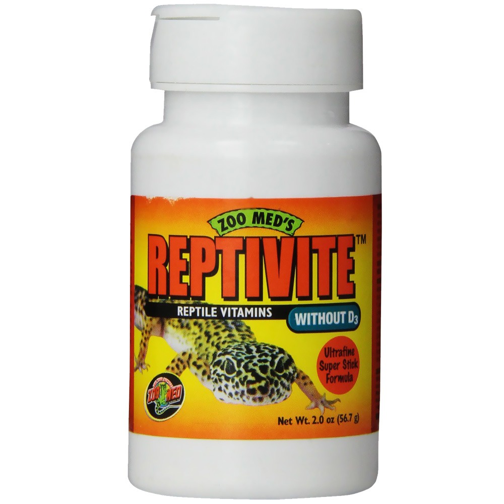 Zoo Med Reptivite Without D3 (57g) Reptiles Vitamin Supplement