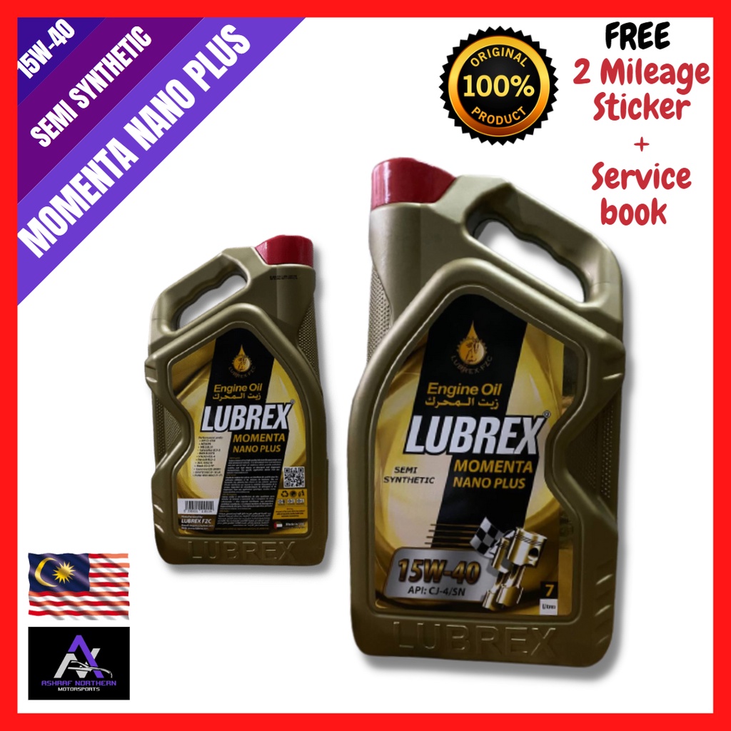 LUBREX 15W40 Engine Oil 7Litre Semi Synthetic Shopee Malaysia