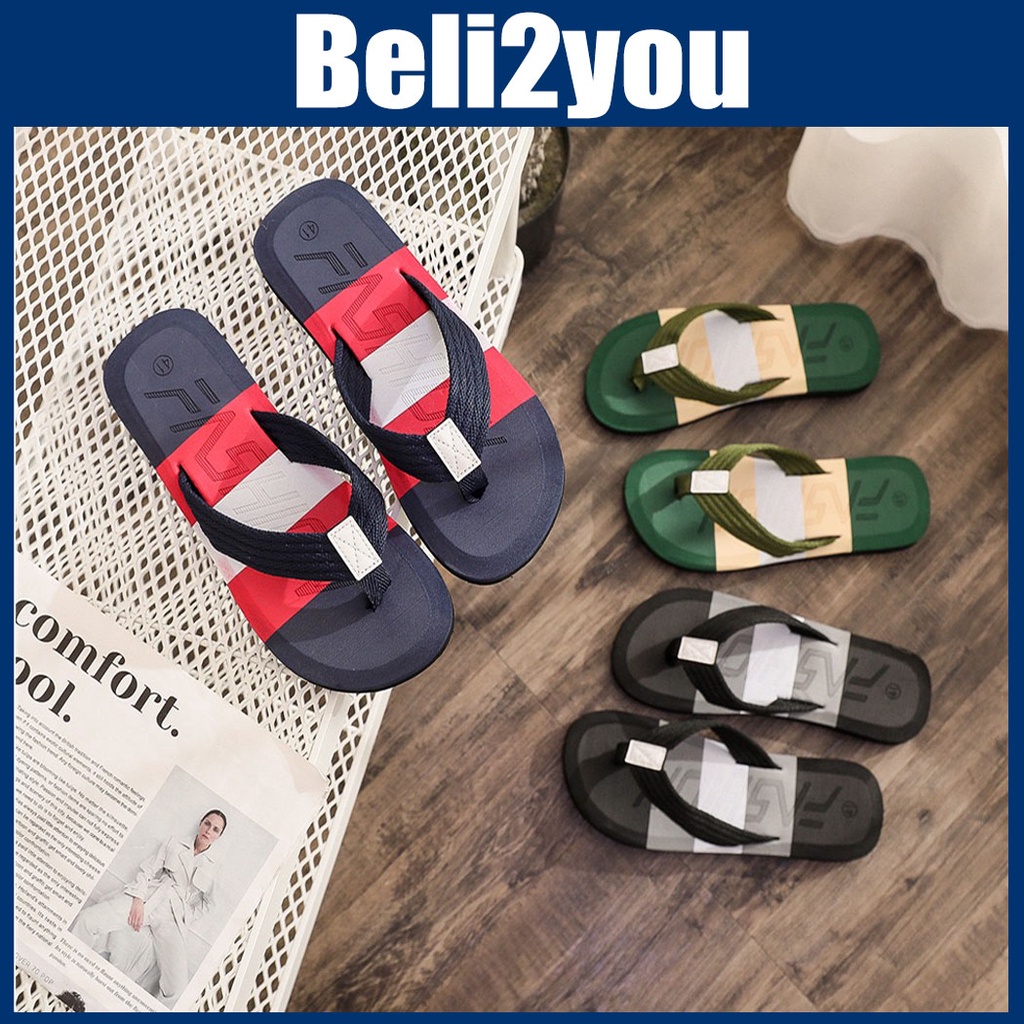 Beli2you Men Sandal Slipper Flip Flop Sandal Men Kasut Selipar Lelaki ...