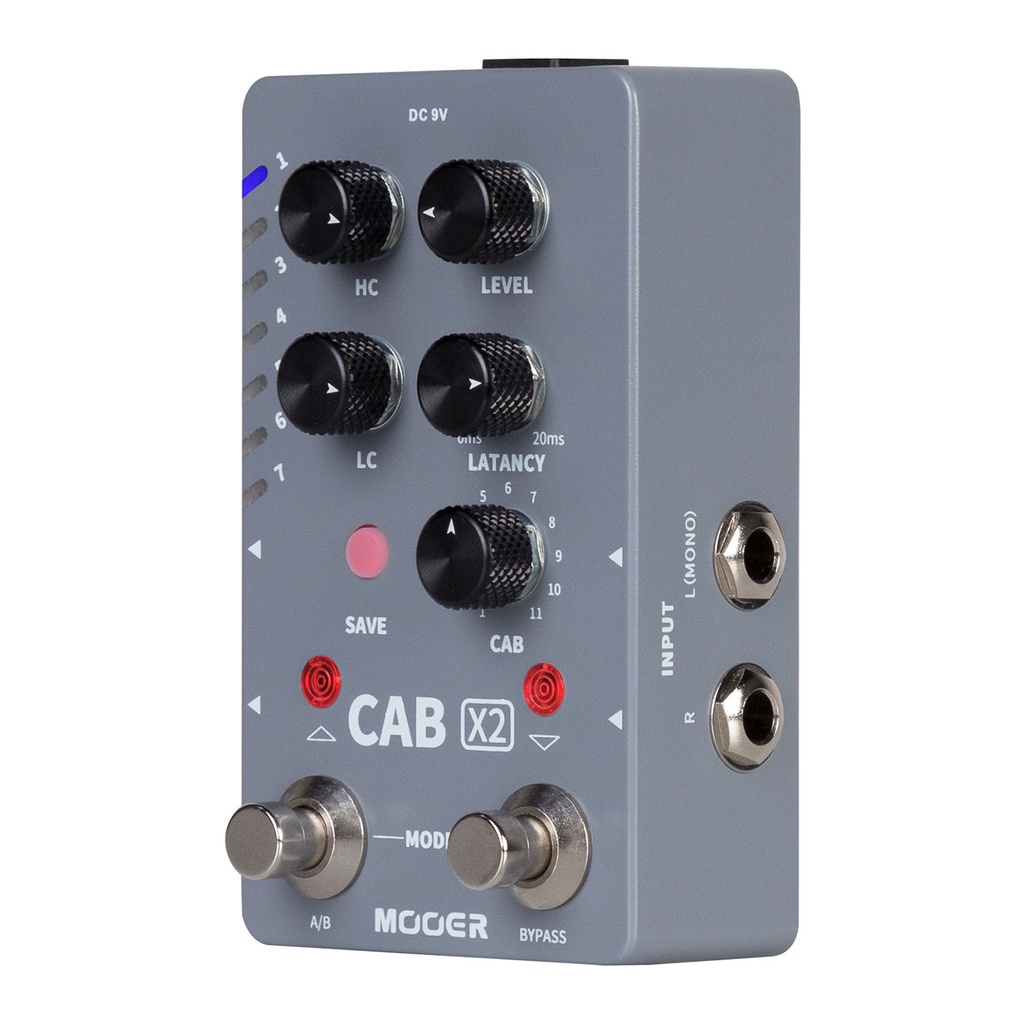 Mooer Cab X2 Multi Efect Pedal X2 Dual Footswitch Cab Sim Ir Loading ...