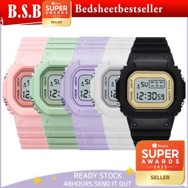 B.S.B HONHX Sports Digital LED Men Women Kid Watch Jam Tangan Lelaki ...