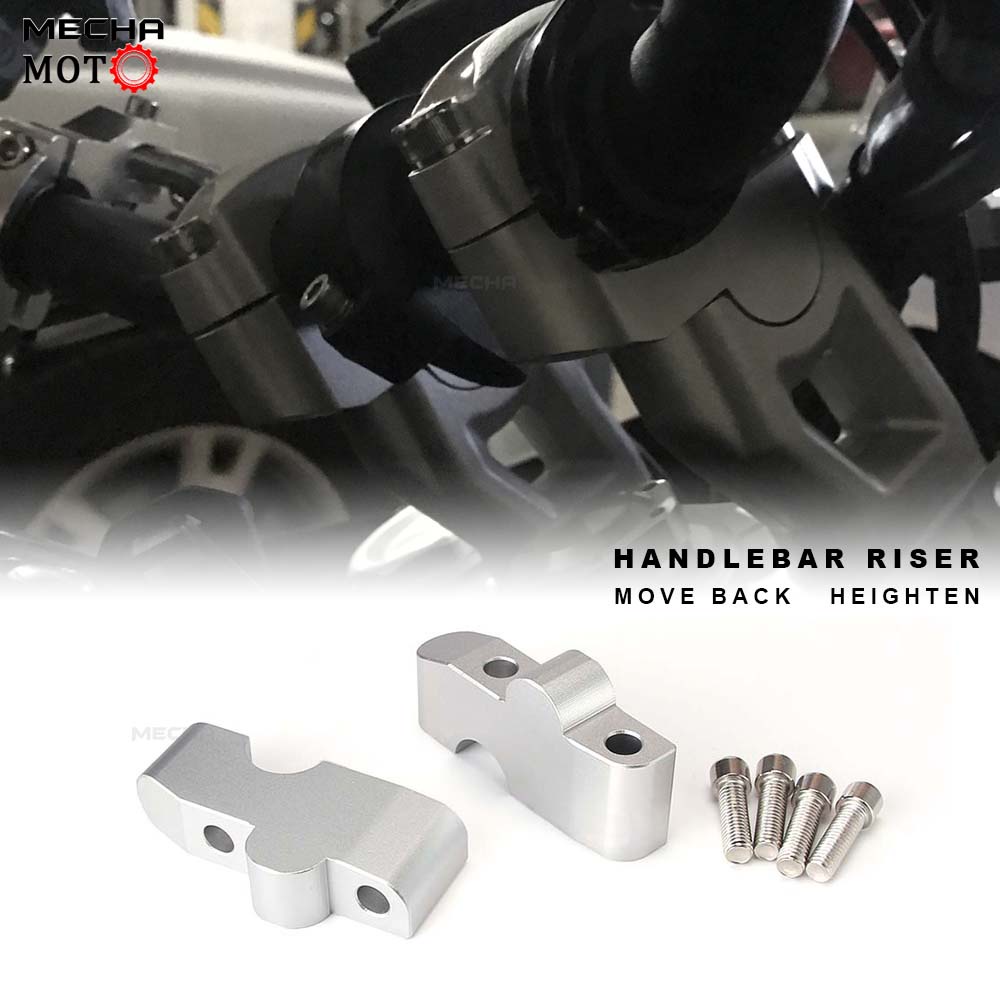 Handlebar Risers For Street Triple 765 RS R With Offset Height Adapter ...