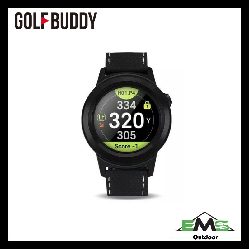 GolfBuddy Aim W11 GPS Golf Watch (Black) Shopee Malaysia