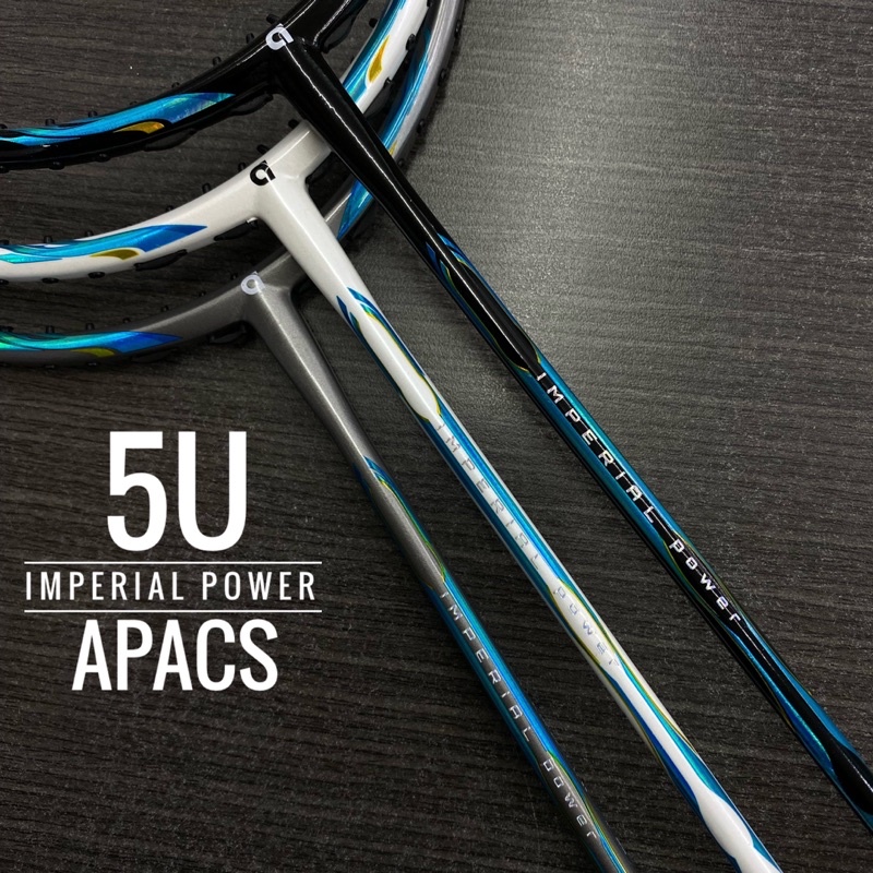 🌟APACS IMPERIAL POWER Free String + Grip + Strung 100% Original Badminton racket / raket badminton / raket badminton