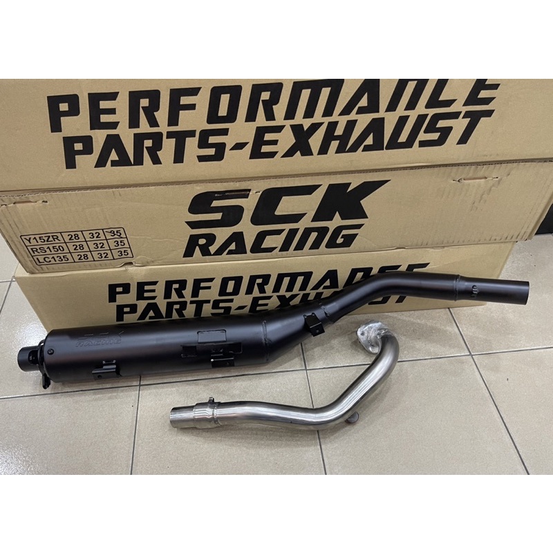 SCK RACING Y15 35MM STANDARD CUTTING RACING EXHAUST RELICA SLEEPER ...