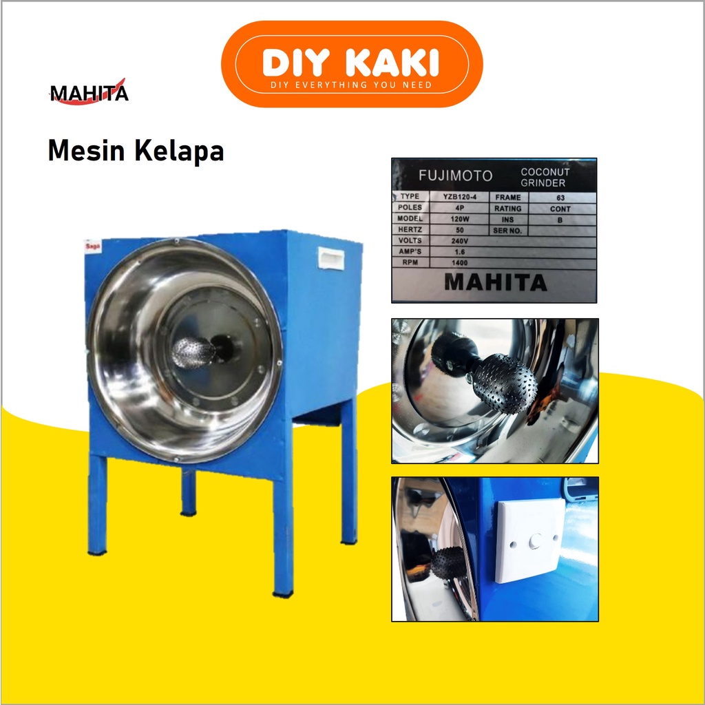MAHITA MALAYSIA YZB120-4 120w Electric Coconut GrindeMesin Kelapa
