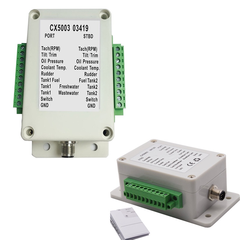 Dual Channel NME A2000 Converter fit 0-190 ohm Fuel /Water Level Sensor ...