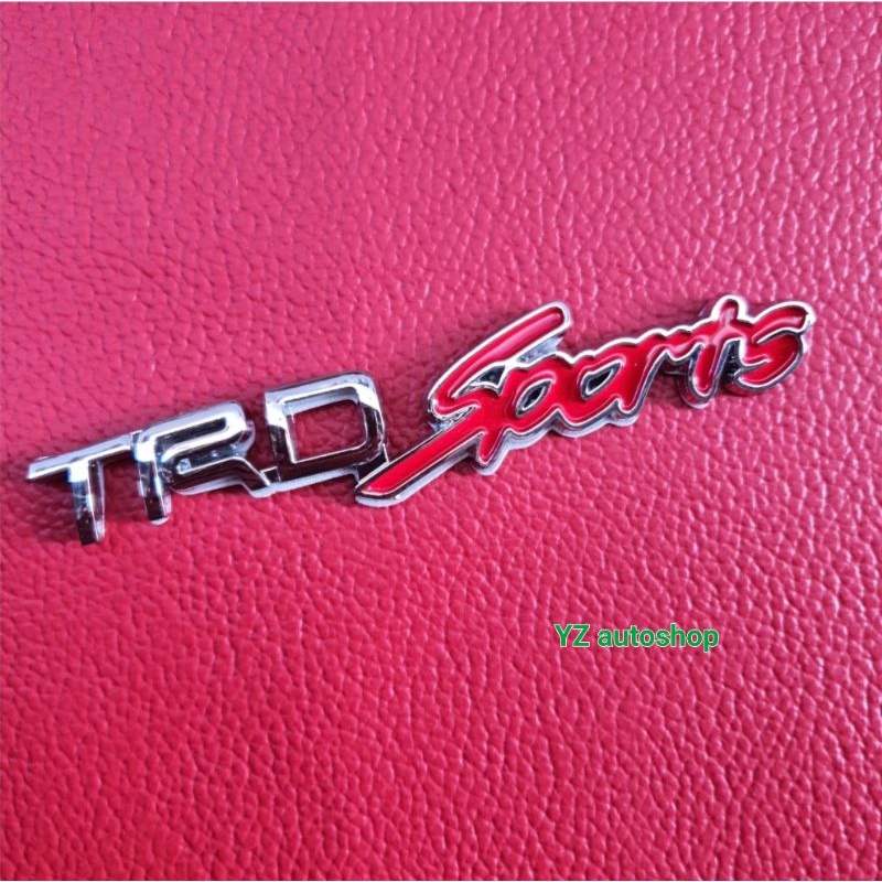 Chrome TRD Sports Emblem (Small) Shopee Malaysia