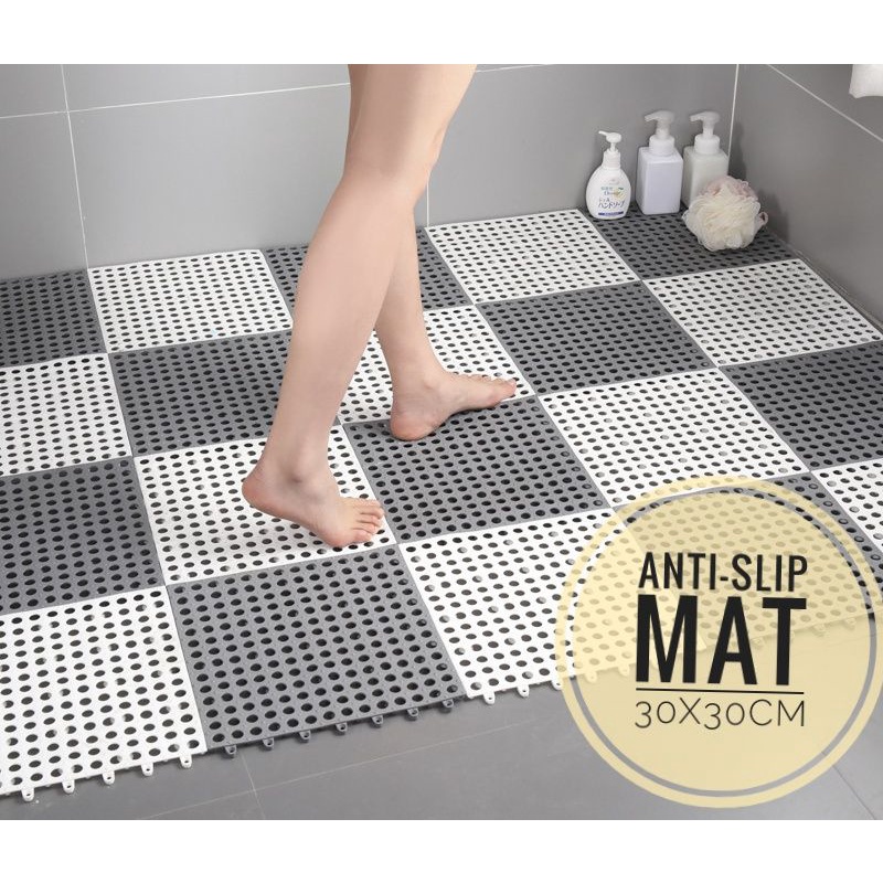 AntiSlip Splicing PVC Bathroom Toilet Kitchen Floor Mat Non Slip Mat
