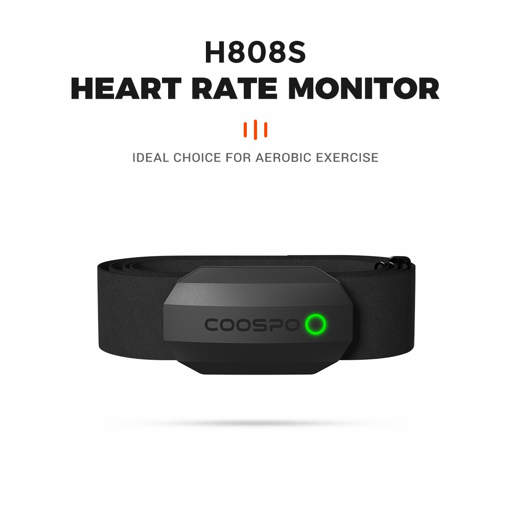 CooSpo H808S Heart Rate Sensor Dual Mode ANT Bluetooth With Chest Strap