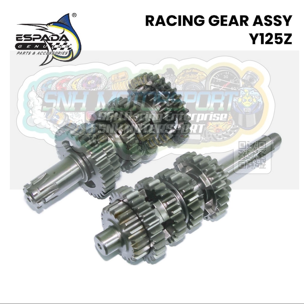 ESPADA RACING GEAR BOX FOR YAMAHA Y125Z GEARBOX Shopee Malaysia