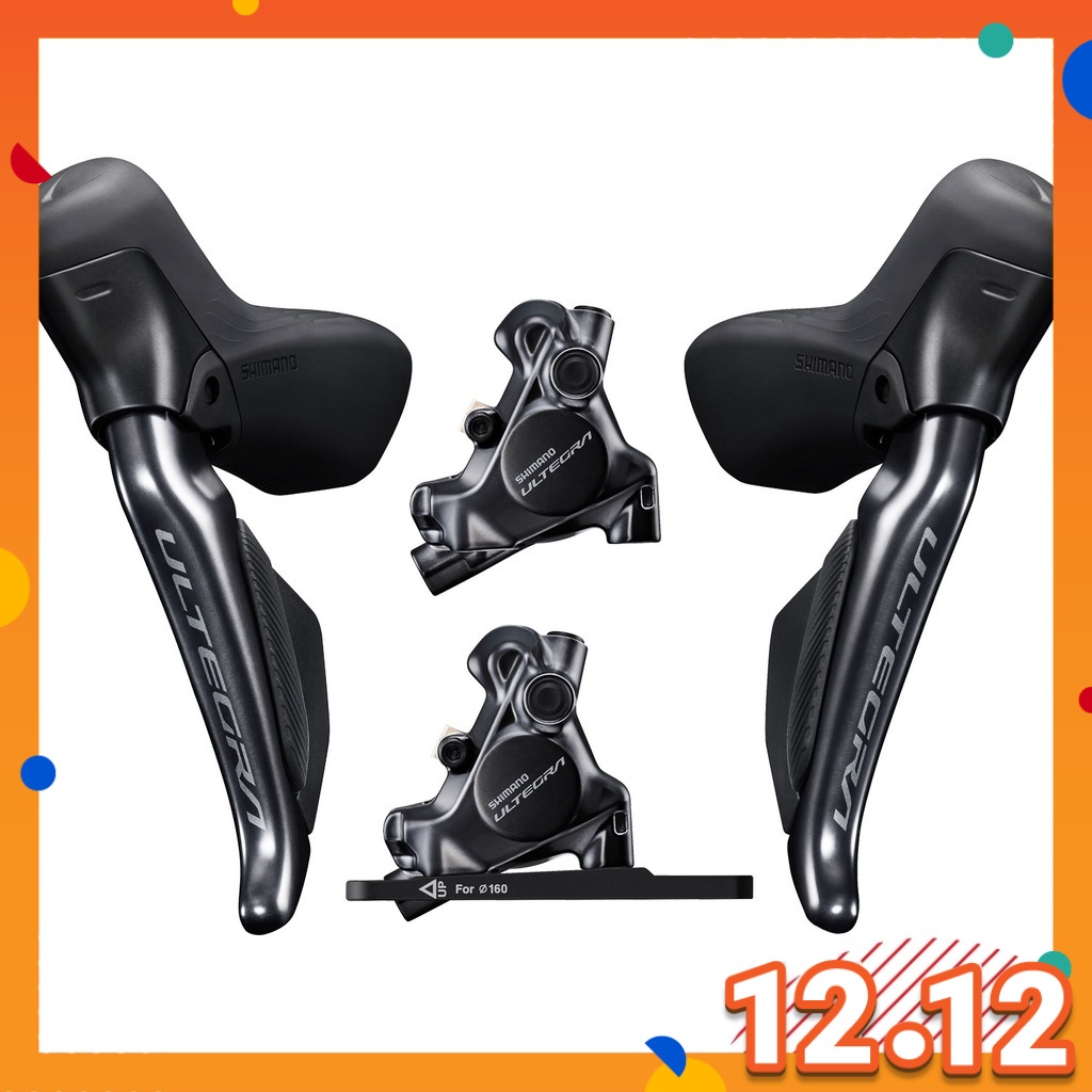SHIMANO ULTEGRA Di2 Hydraulic Disc Brake DUAL CONTROL LEVER 2x12-speed ...