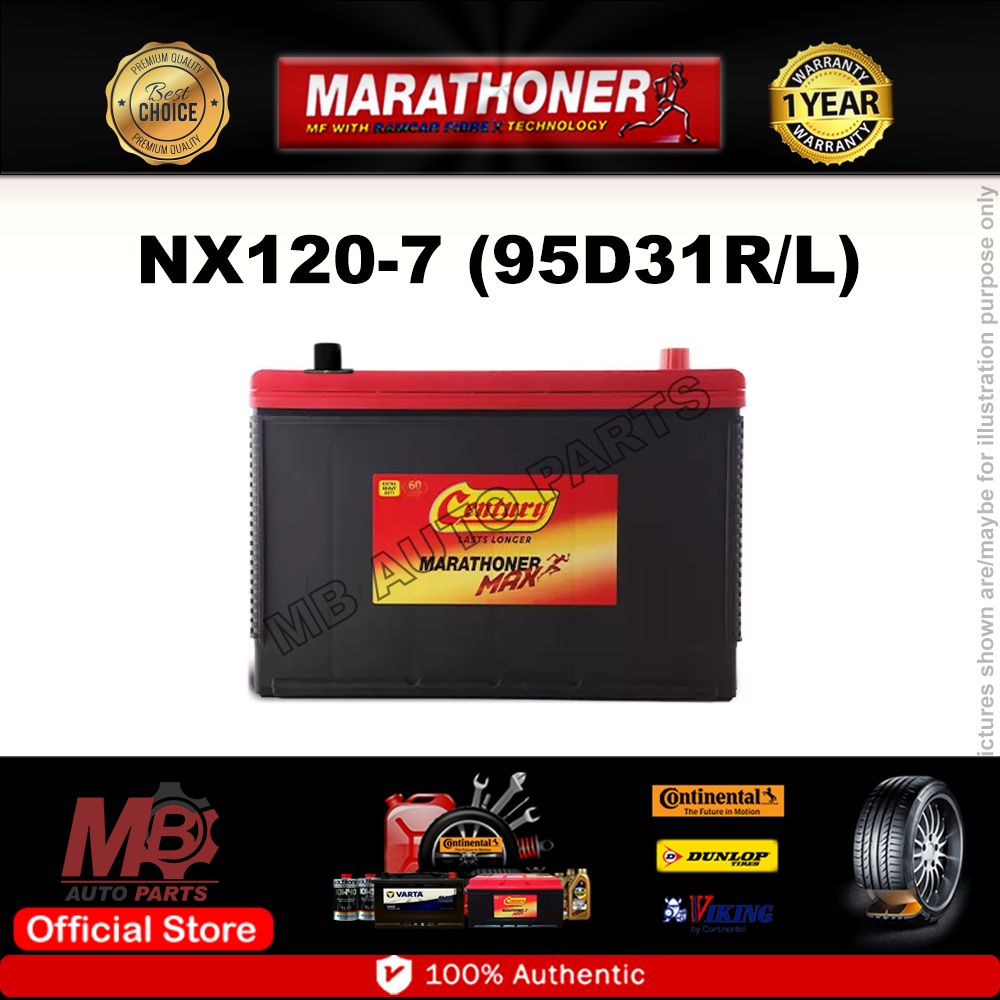 Century 105d31r L Nx120 7 95d31r L Marathoner Max Heavy Duty Mf