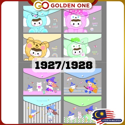 G.O A4 PVC Fancy Cartoon Holder Button File Folder / Popular Plastic ...