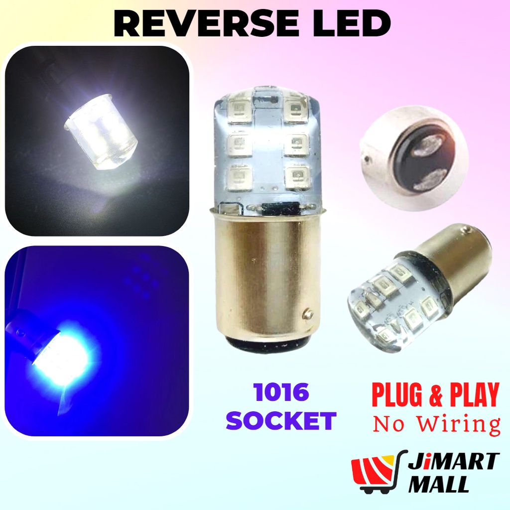 REVERSE LED BULB 1016 12V Car Motor Light Bulb Parking Mentol Lampu ...