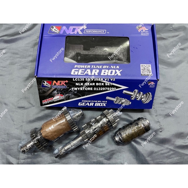 NLK GEAR BOX SET 6TH SPEED GEARBOX Y15ZR V1 V2 LC135 5S 5SPEES Shopee