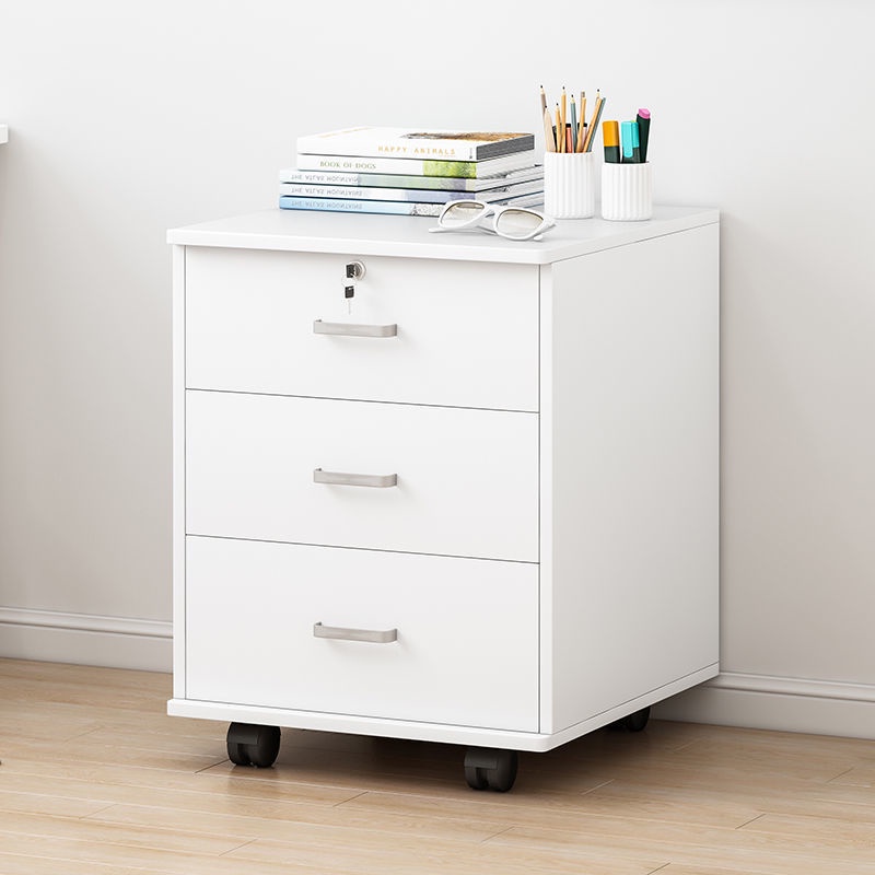 underDesk File Office Small with Lock Wooden Low