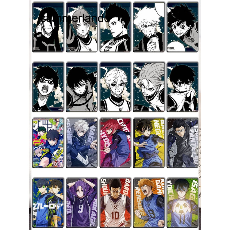 SL 10pcs/Set Blue Lock Anime Crystal Card Sticker | Shopee Malaysia