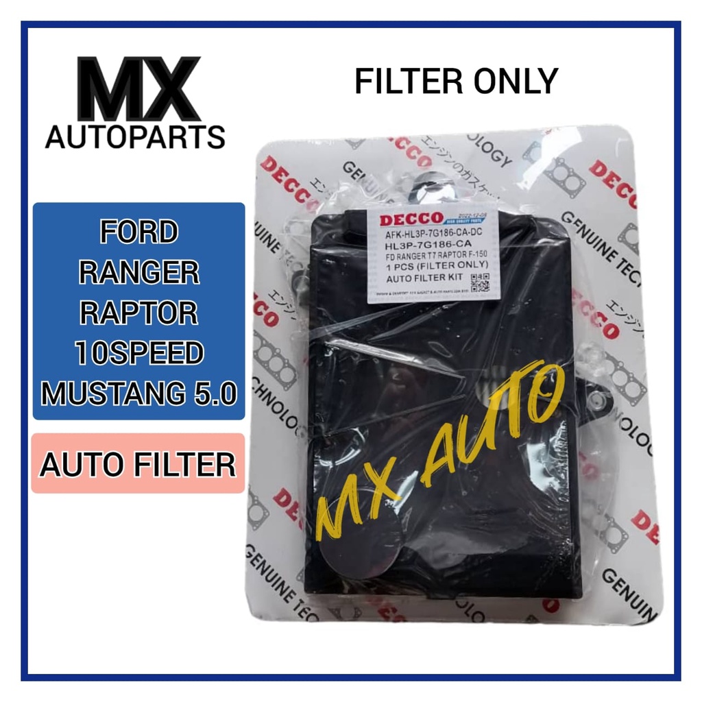 AUTO TRANSMISSION FILTER FORD RANGER RAPTOR T7 T10 10SPEED MUSTANG 5.0