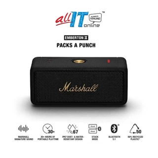 Marshall Emberton II Portable Bluetooth Speaker (New Version II)