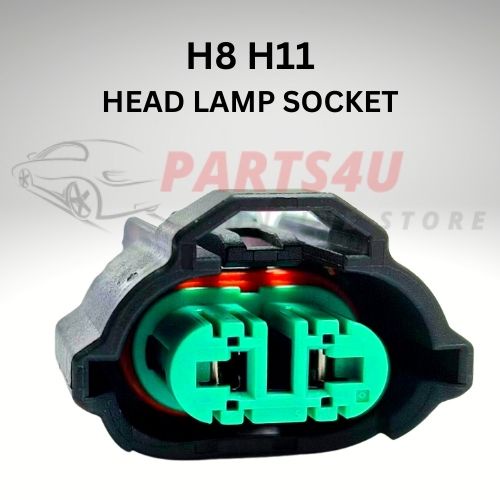 HIGH QUALITY~ H8 / H11 HEAD LAMP BULB SOCKET CONNECTOR With Wire ...