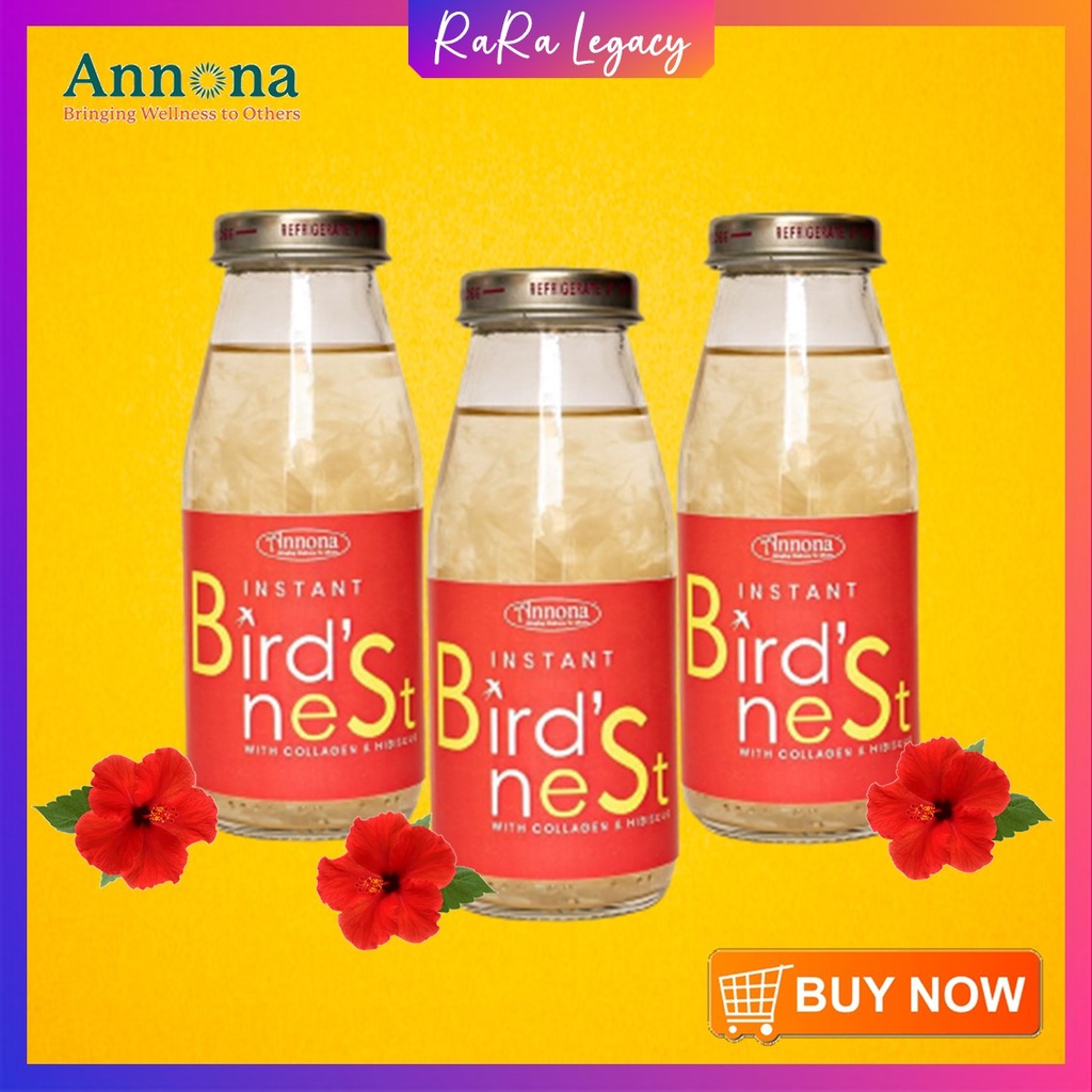 ANNONA Instant Bird's Nest (IBN) with Collagen and Hibiscus 175ml