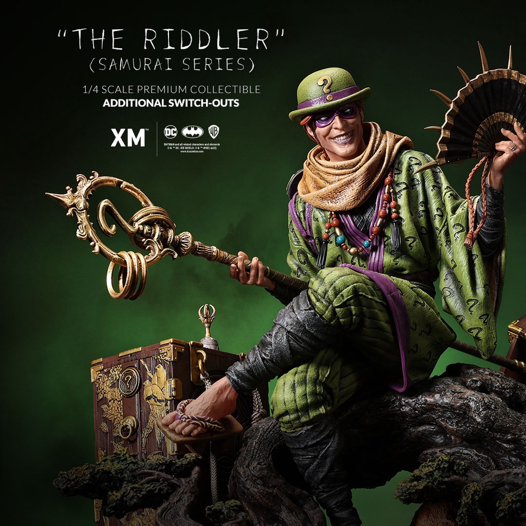 XM Studios - DC Comics - The Riddler Samurai Series Premium Collectible ...