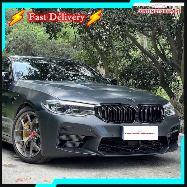 BMW 5 SERIES G30 NON LCI CONVERSION TO LCI M5 FRONT BUMPER & GRILLE ...