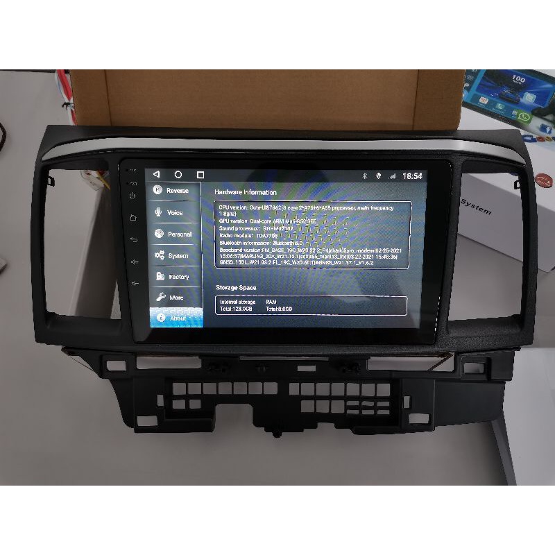 Evo X casing Android Car Player for Proton Inspira/Mitsubishi Lancer ...